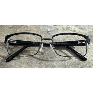 BMEC MODERN BIG RESULT Black Gunmetal Flex Eyeglasses Frames 57-18-150-35mm G23